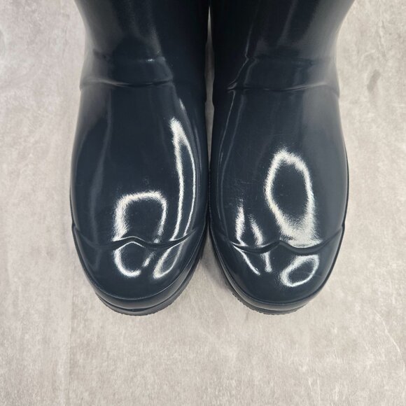 Hunter Knee High Rainboot Womens Size 9 Blue Outdoor Rubber Snow Rain Booties - Picture 3 of 13